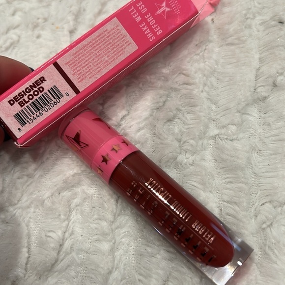 Jeffree Star Velour Liquid Lipstick Designer Blood full size new in box deep red - Picture 4 of 5